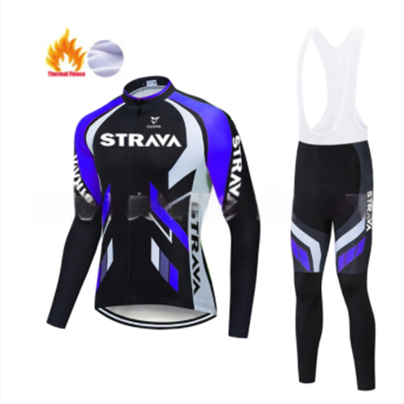 Unisex dviračių kelnių su petnešomis, fliso įdaila, šilta žiemai