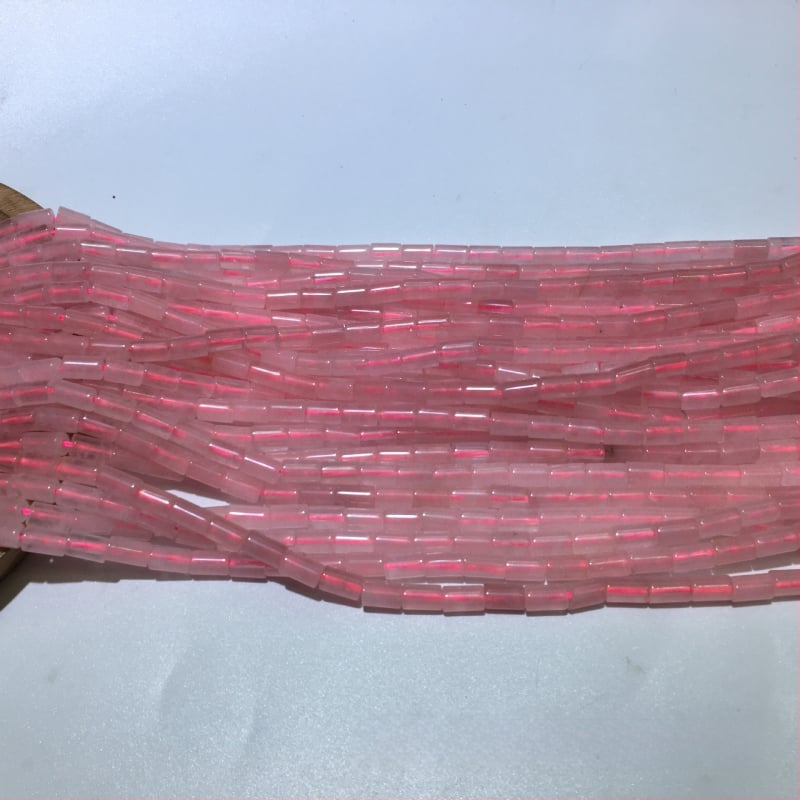Perle od prirodnog kamena, cilindrične, 8 mm, s rupom za izradu DIY nakita