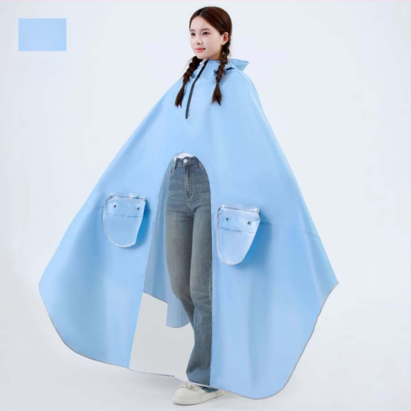 Mingjia elektrilise sõiduki ja mootorratta vihmpončo, Oxford kangas 0,2 mm, PVC veekindel kiht, taaskasutatav, kohandatav, täiskasvanutele