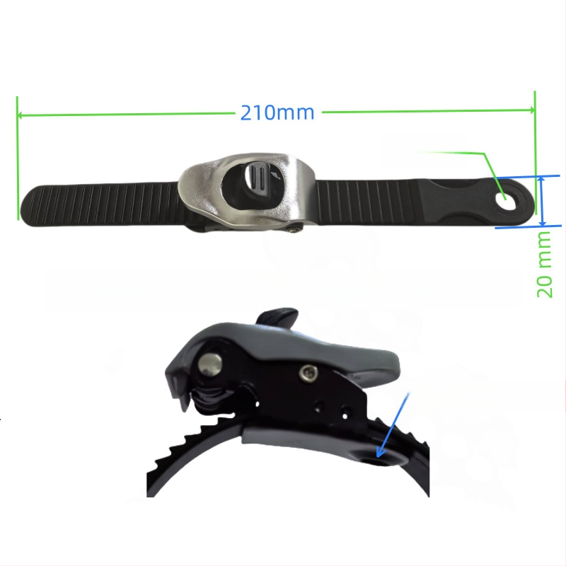 Riedučio aksesuarai su sagtimi, dantytas diržas, plokščioms batams sagtis — Prekės ženklas JINGYING, Sezona 2024-1