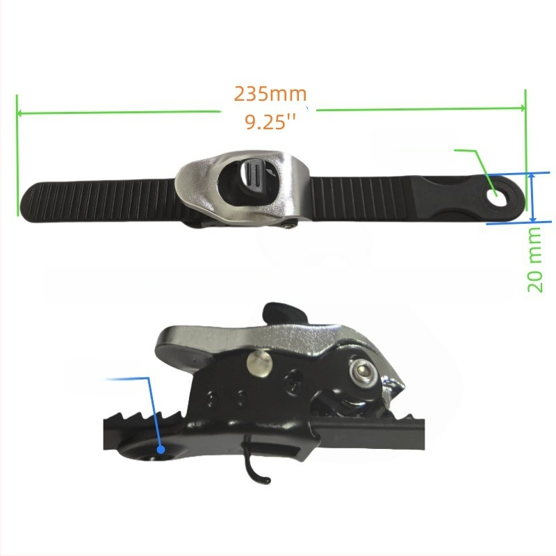 Riedučio aksesuarai su sagtimi, dantytas diržas, plokščioms batams sagtis — Prekės ženklas JINGYING, Sezona 2024-1