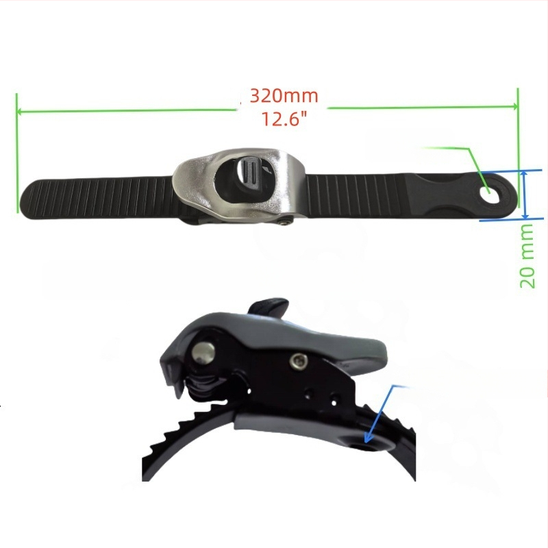 Riedučio aksesuarai su sagtimi, dantytas diržas, plokščioms batams sagtis — Prekės ženklas JINGYING, Sezona 2024-1