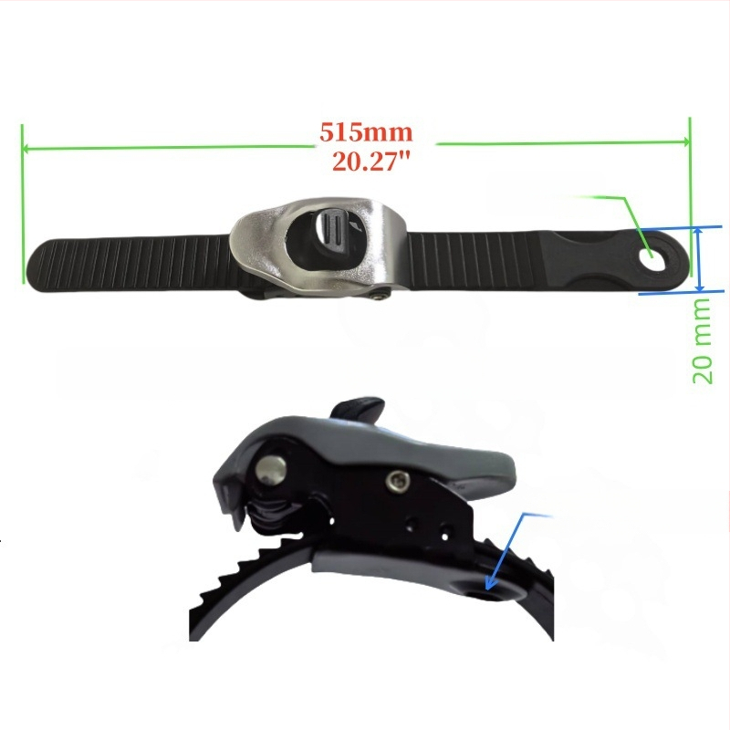 Riedučio aksesuarai su sagtimi, dantytas diržas, plokščioms batams sagtis — Prekės ženklas JINGYING, Sezona 2024-1