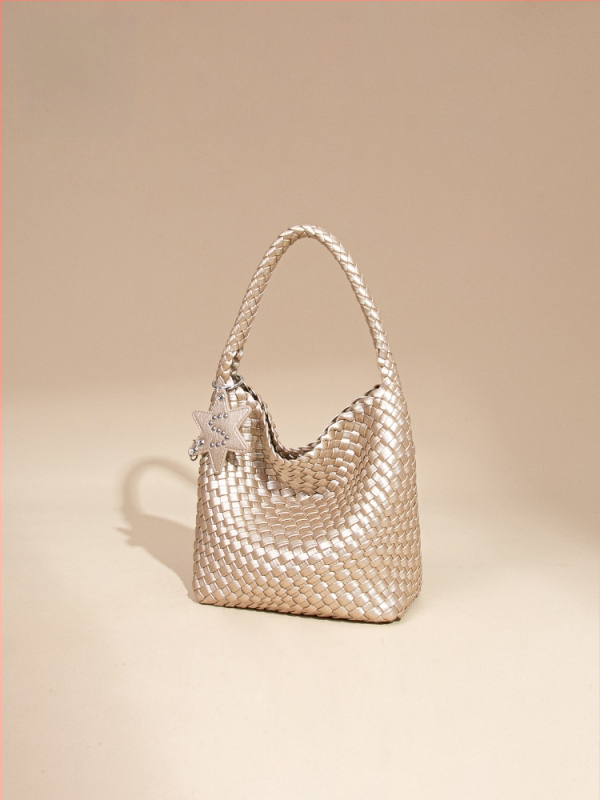 PU audinio moterų rankinė, kasdienė pečių rankinė su magnetiniu užsegimu, vidinė kišenė su užtrauktuku, telefonui ir ID kišai, poliesterio pamušalas