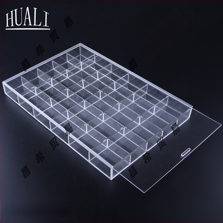 Kutija za nakit s mrežastim dijelovima, prozirna, otporna na prašinu, materijal papir, pastoralni stil