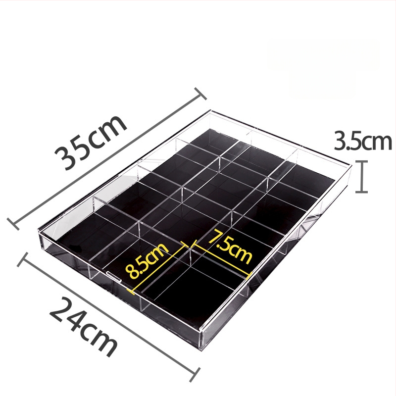 Kutija za nakit s mrežastim dijelovima, prozirna, otporna na prašinu, materijal papir, pastoralni stil