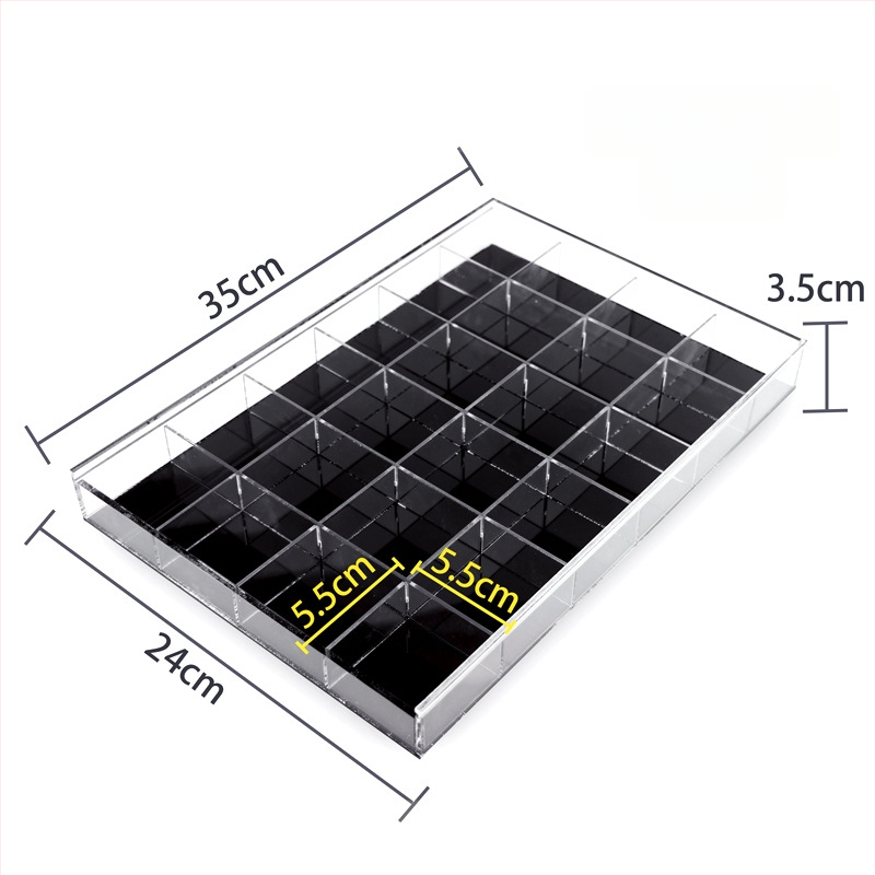 Kutija za nakit s mrežastim dijelovima, prozirna, otporna na prašinu, materijal papir, pastoralni stil