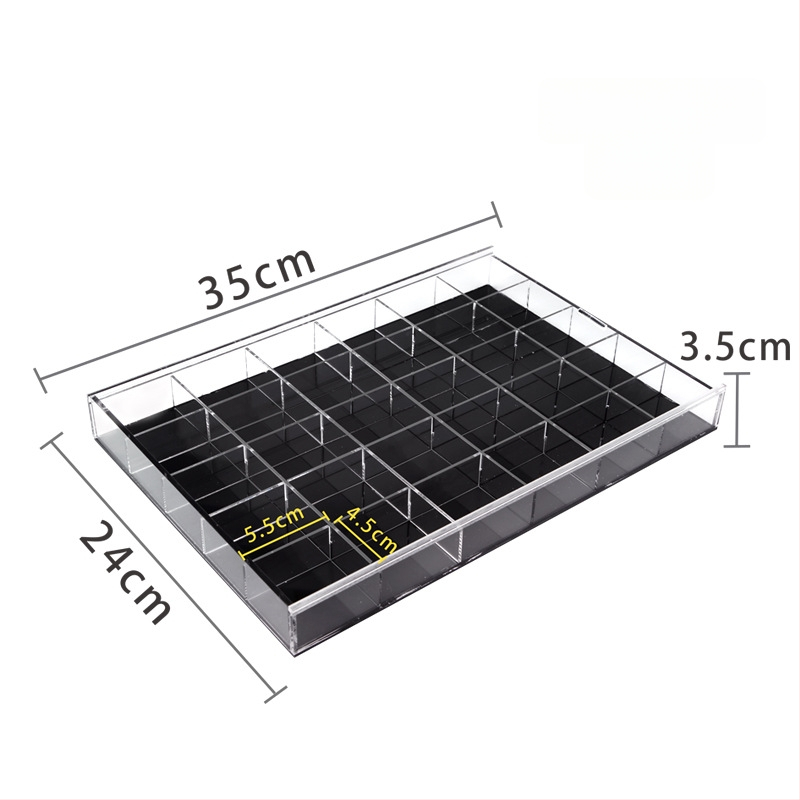 Kutija za nakit s mrežastim dijelovima, prozirna, otporna na prašinu, materijal papir, pastoralni stil