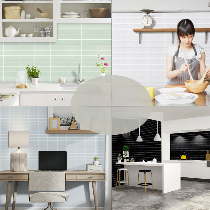 3D епоксидни стенни стикери, самозалепващи, водоустойчиви, PET+PU лепило, модерен стил, монолитен дизайн, 1 бр., подходящи за дневна, спалня, кабинет, ресторант, баня