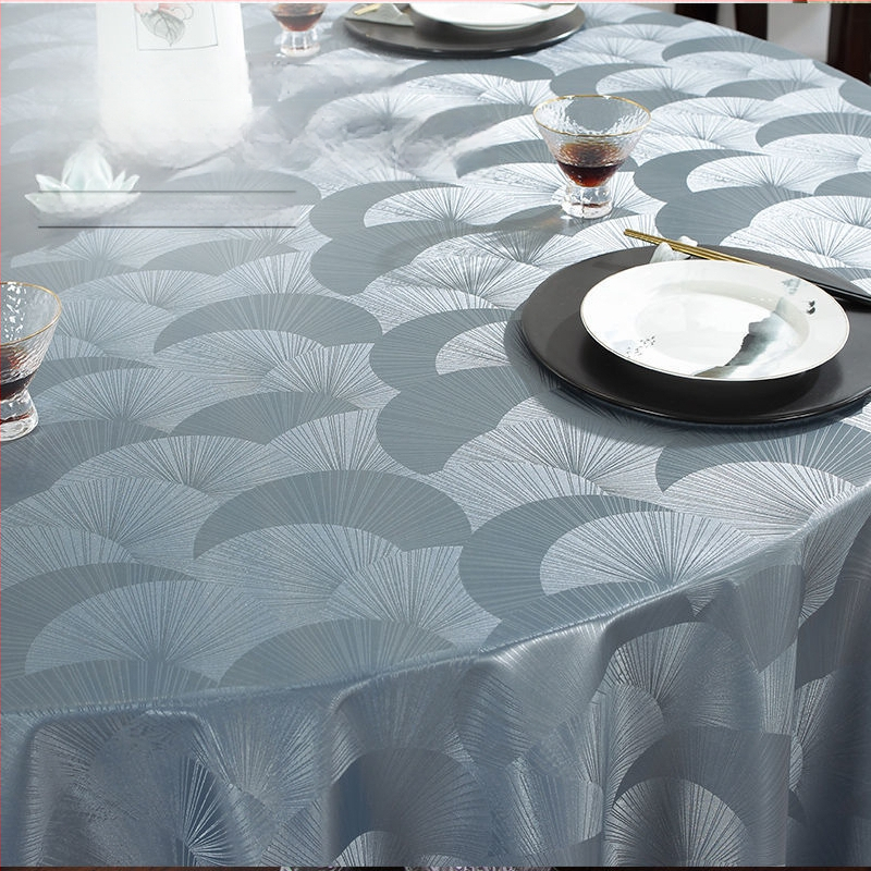 Apvali PVC staltiesė – vandeniui atspari, riebalams atspari, neslidžia, viešbučių stilius