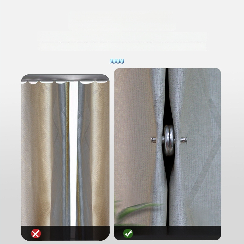 Magnetiniai užuolaidų segtukai, mediniai, be nagų, pritaikomi, šiuolaikiškas minimalistinis stilius