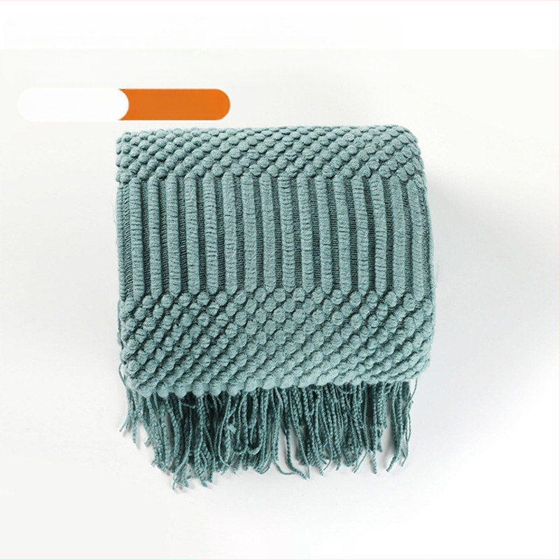 Σκανδιναβικό πλεκτό ριχτάρι καναπέ, ακρυλικό νήμα, 300–499 g, για όλες τις εποχές