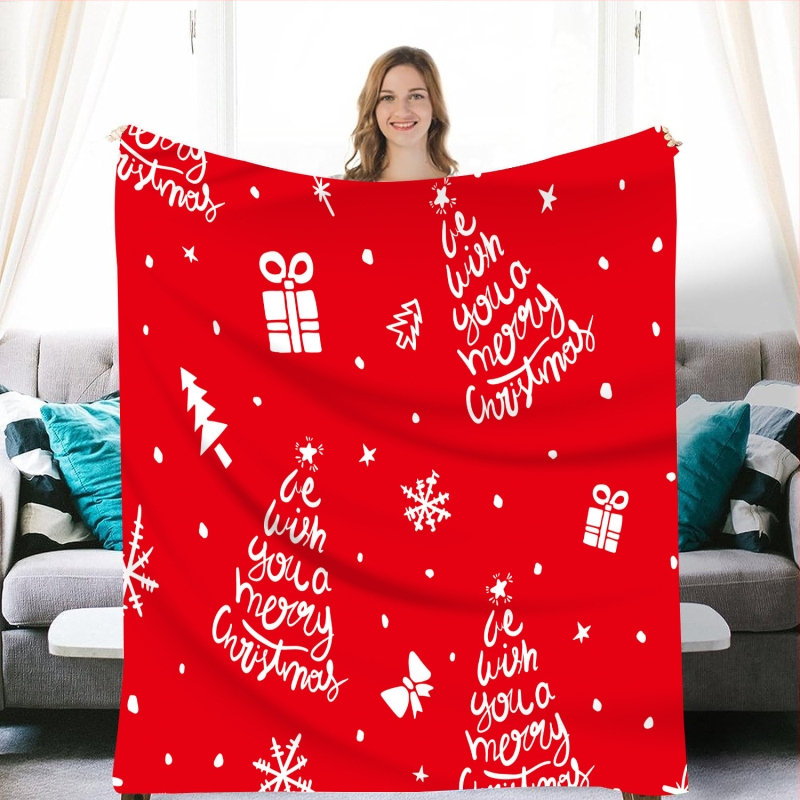 Φλανελ κουβέρτα για οικιακή χρήση με λογότυπο, πολυεστέρας, άνοιξη-φθινόπωρο, μοντέρνο μινιμαλιστικό στυλ