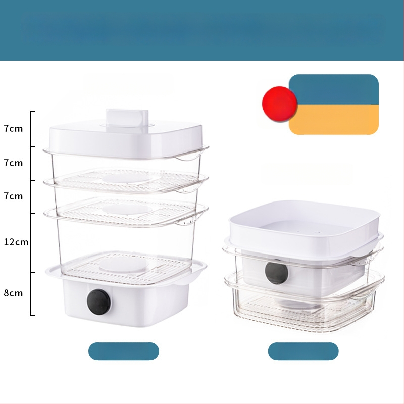 Многослойна покривалка за храна и зеленчуци - прозрачно пластмасово покритие за изолация и прахозащита.