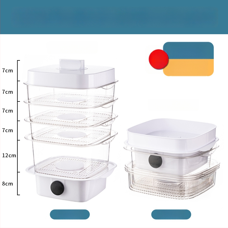 Многослойна покривалка за храна и зеленчуци - прозрачно пластмасово покритие за изолация и прахозащита.