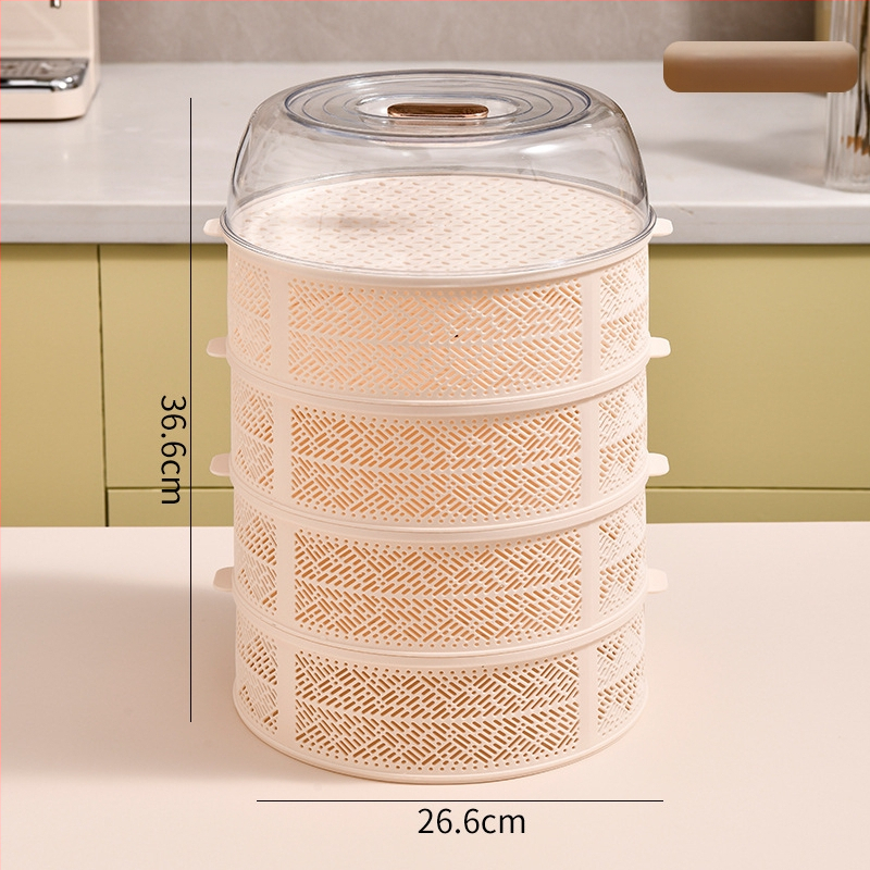 Многослойна покривалка за храна и зеленчуци - прозрачно пластмасово покритие за изолация и прахозащита.