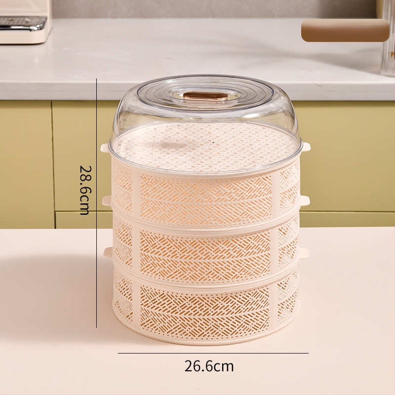 Многослойна покривалка за храна и зеленчуци - прозрачно пластмасово покритие за изолация и прахозащита.