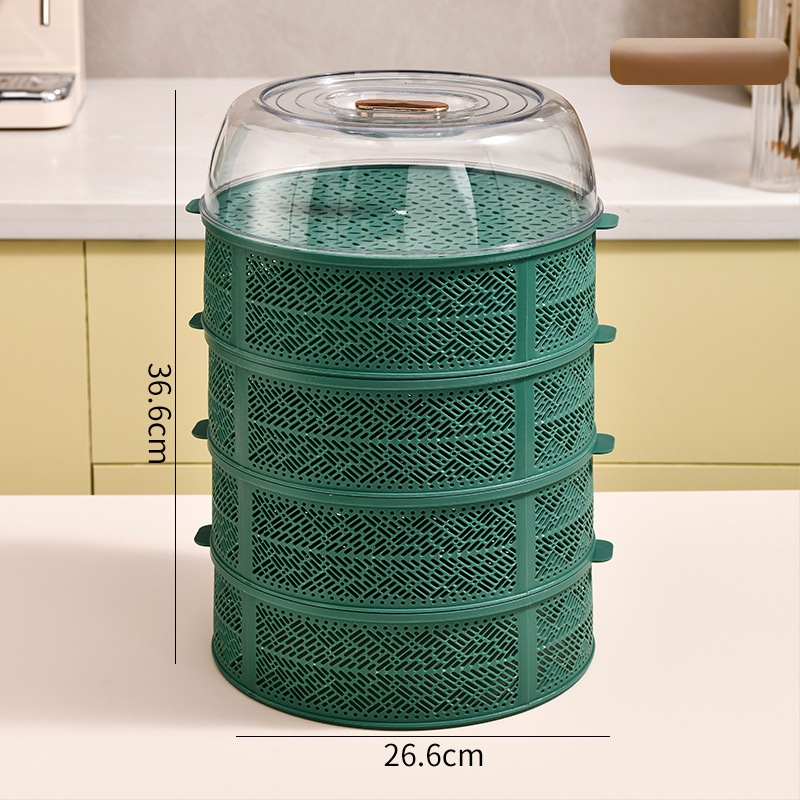 Многослойна покривалка за храна и зеленчуци - прозрачно пластмасово покритие за изолация и прахозащита.