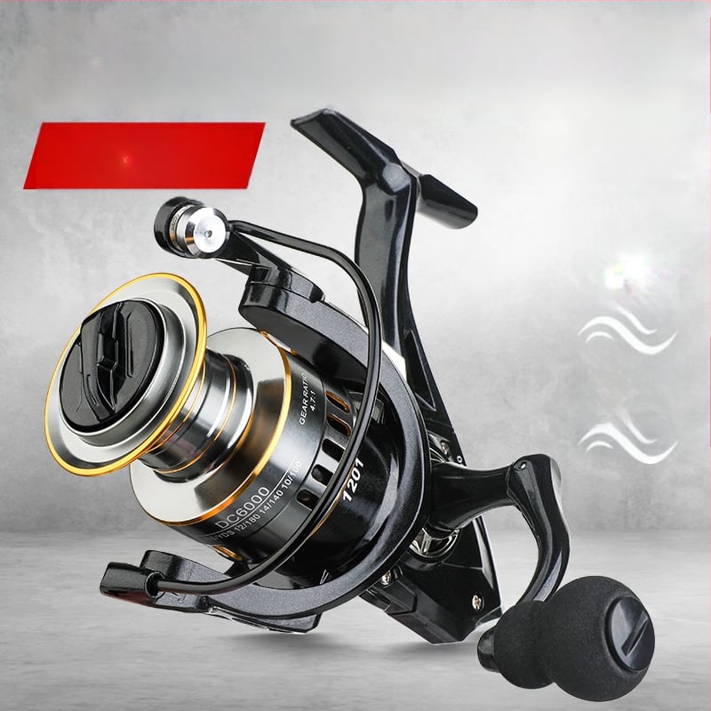 Täismetallkorpusega spinniirull, sügav spole, eesmine pidur, pööratav käepide vasakule või paremale, sobib mere- ja kaljuribale