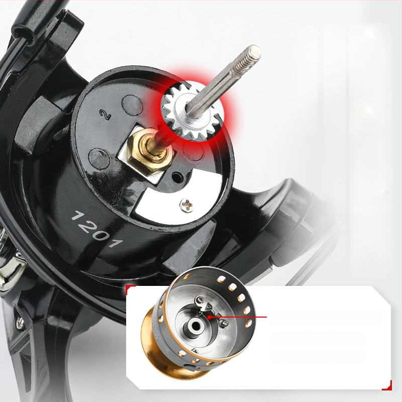 Täismetallkorpusega spinniirull, sügav spole, eesmine pidur, pööratav käepide vasakule või paremale, sobib mere- ja kaljuribale