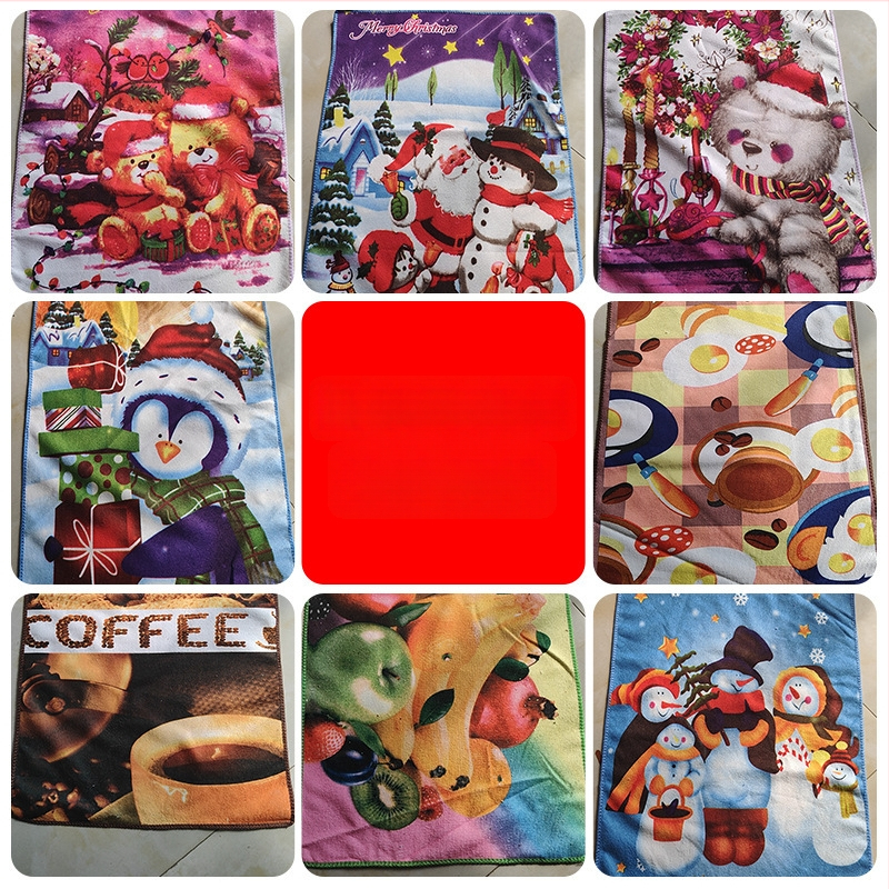 Konyhai törölköző mikroszálas anyagból, 210 g/m², logó nyomtatás elérhető, testreszabható