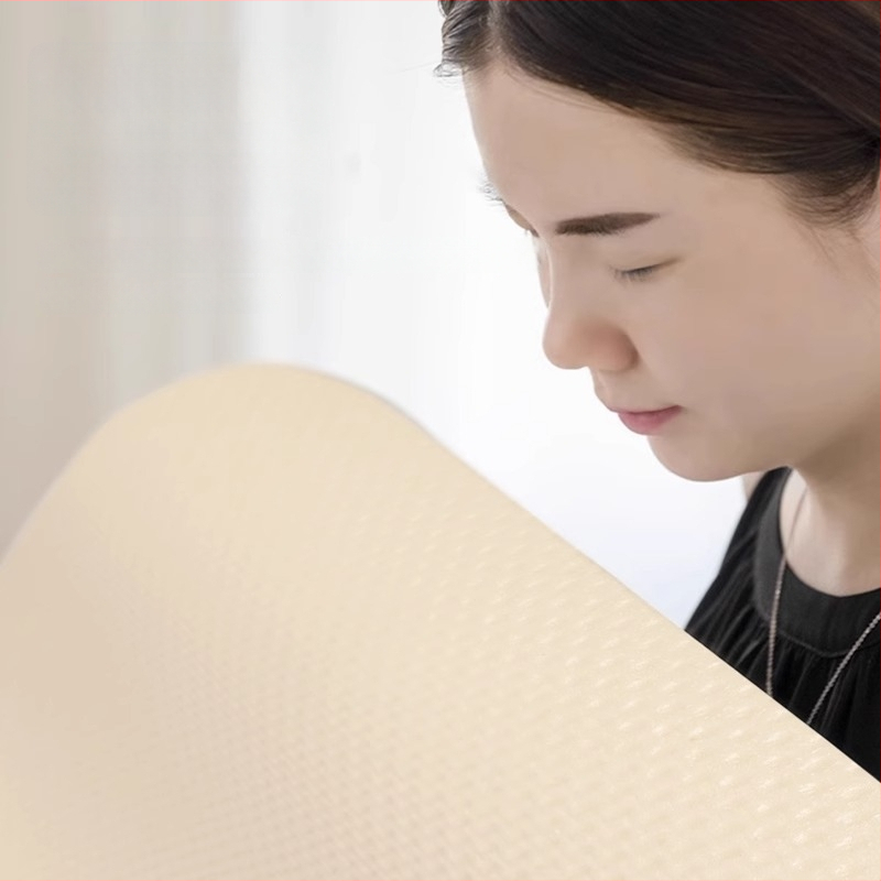 PVC входна постелка, миеща се, регулируема до размер, нестандартна форма, геометричен мотив с ивици, модерен минималистичен стил