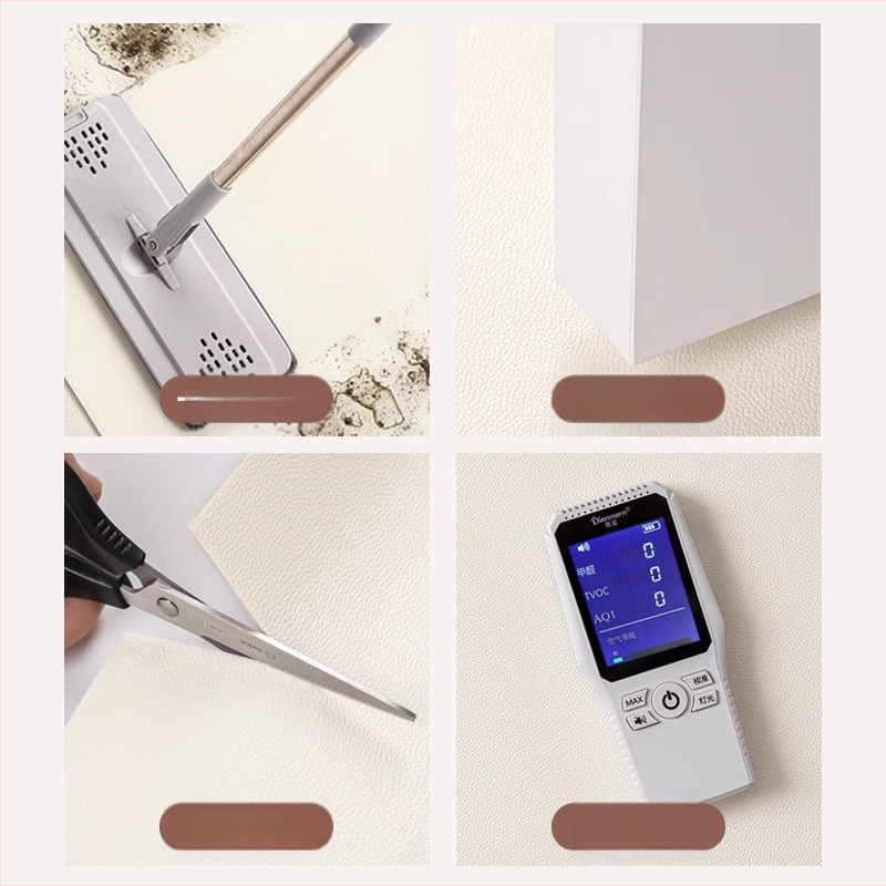 PVC входна постелка, миеща се, регулируема до размер, нестандартна форма, геометричен мотив с ивици, модерен минималистичен стил