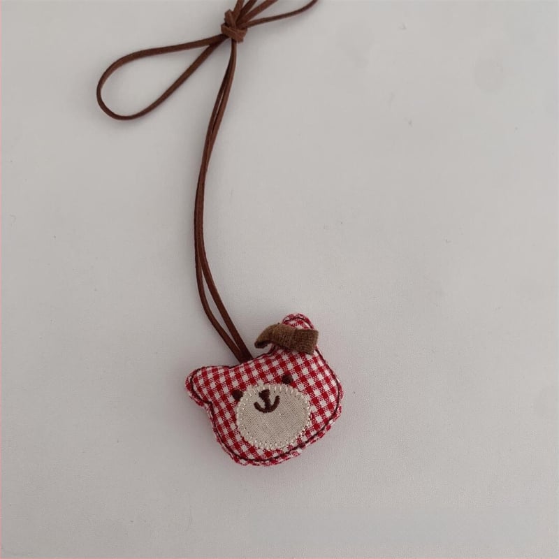 Gyerekeknek készült nyaklánc - kézzel készített, textil, rajzfilm stílus