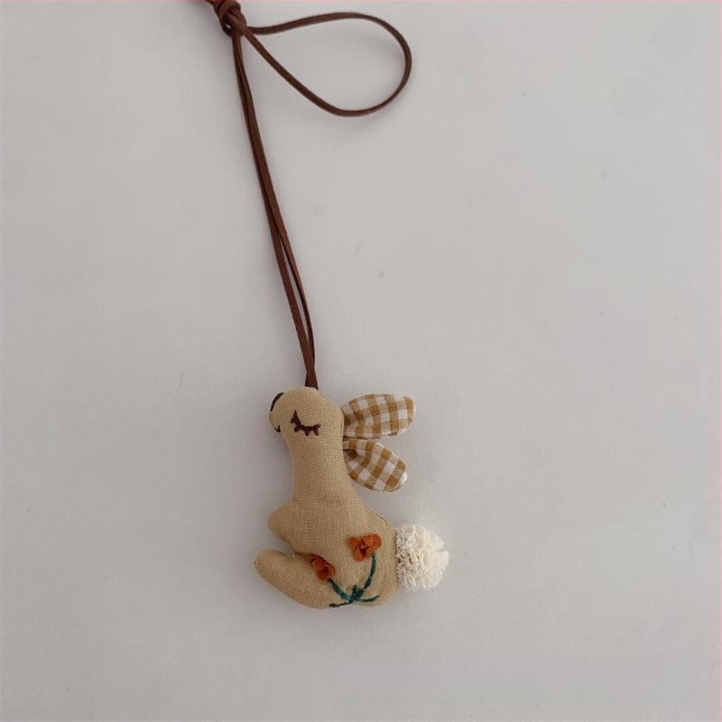 Gyerekeknek készült nyaklánc - kézzel készített, textil, rajzfilm stílus