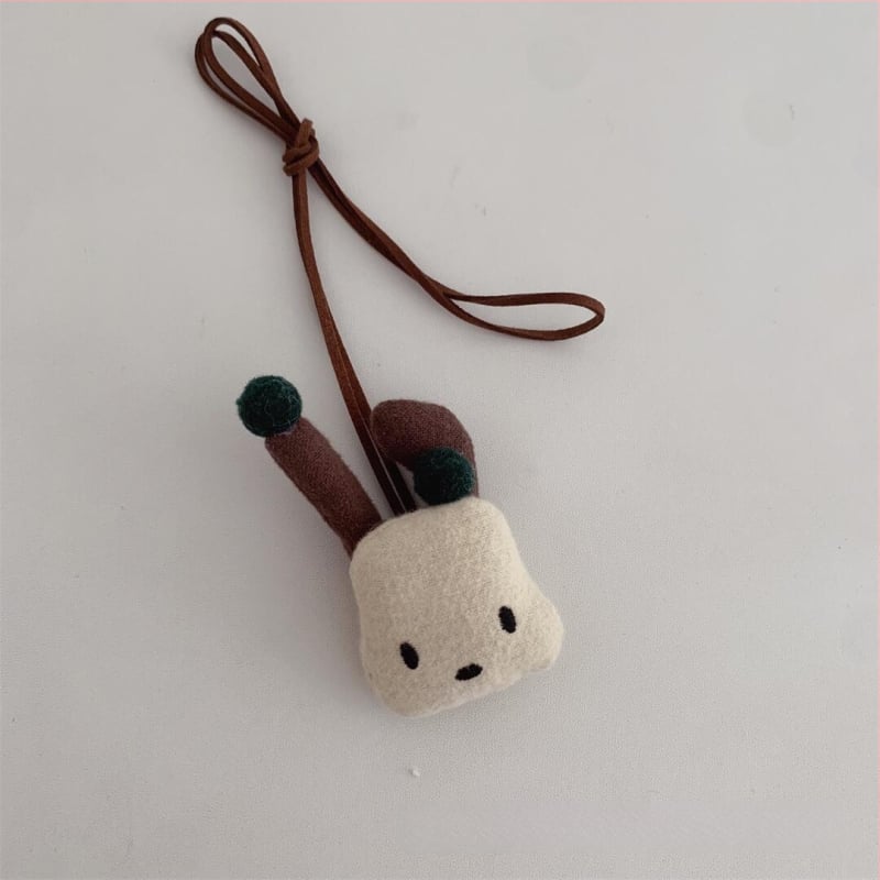 Gyerekeknek készült nyaklánc - kézzel készített, textil, rajzfilm stílus