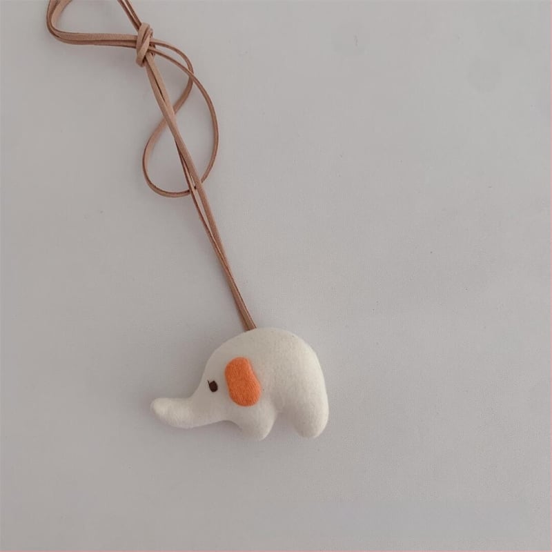 Gyerekeknek készült nyaklánc - kézzel készített, textil, rajzfilm stílus