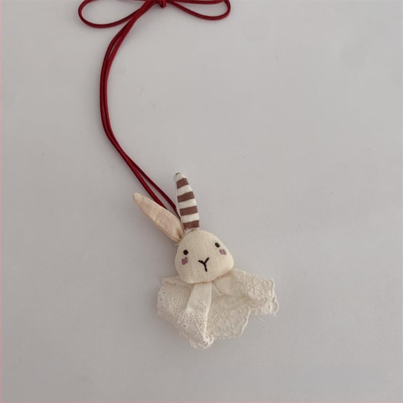 Gyerekeknek készült nyaklánc - kézzel készített, textil, rajzfilm stílus