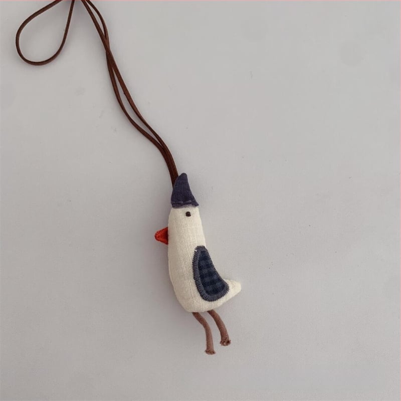 Gyerekeknek készült nyaklánc - kézzel készített, textil, rajzfilm stílus