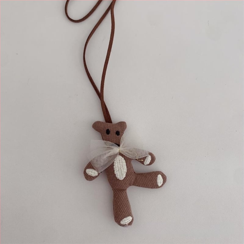 Gyerekeknek készült nyaklánc - kézzel készített, textil, rajzfilm stílus