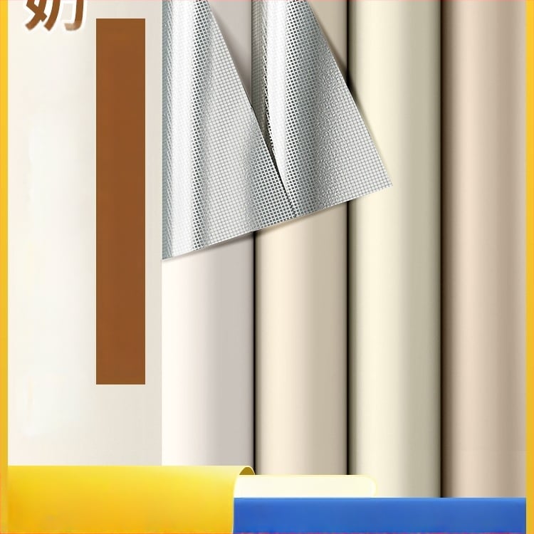 Самозалепващ стенен стикер за обновяване на мебели — кожоподобен филм, водоустойчив, комплект от 2 части, модел 69850, дневна, огледален стил