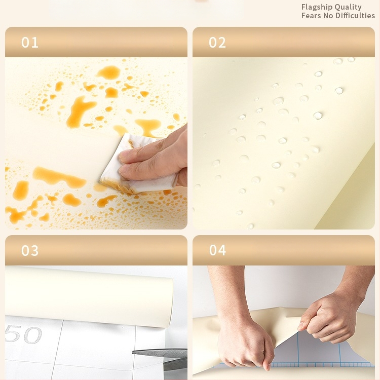 Самозалепващ стенен стикер за обновяване на мебели — кожоподобен филм, водоустойчив, комплект от 2 части, модел 69850, дневна, огледален стил