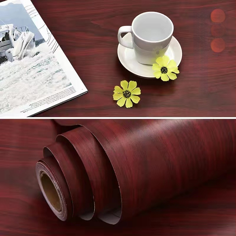 PVC стенен стикер - дървесен модел, водоустойчив, самозалепващ, вход