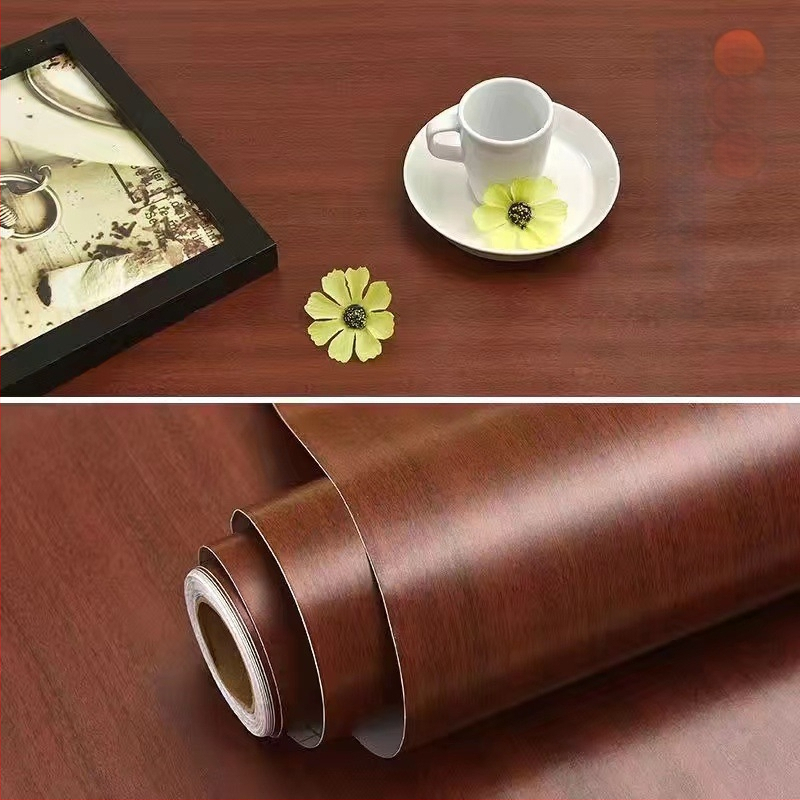 PVC стенен стикер - дървесен модел, водоустойчив, самозалепващ, вход