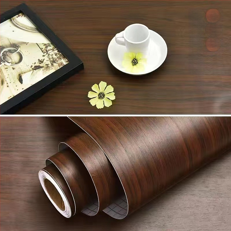 PVC стенен стикер - дървесен модел, водоустойчив, самозалепващ, вход