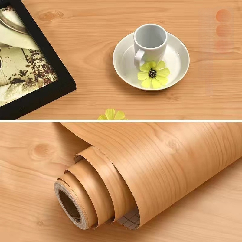 PVC стенен стикер - дървесен модел, водоустойчив, самозалепващ, вход