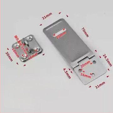 Pin tipo durų užraktas iš nerūdijančio plieno, užrakinimo plokštė, paviršinis montavimas, šiuolaikinis minimalistinis stilius