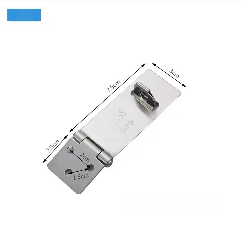 Pin tipo durų užraktas iš nerūdijančio plieno, užrakinimo plokštė, paviršinis montavimas, šiuolaikinis minimalistinis stilius