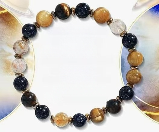 Гривна от изкуствен кристал Zhenli — унисекс, ръчна изработка, геометричен дизайн, модел ZLSP-K-151