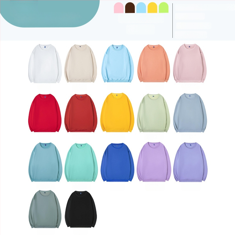 Medvilninis džemperis su gobtuvu, ilgomis rankovėmis, stora medžiaga, pritaikytas logotipo atspaudas klasės uniformai, rudens-žiema