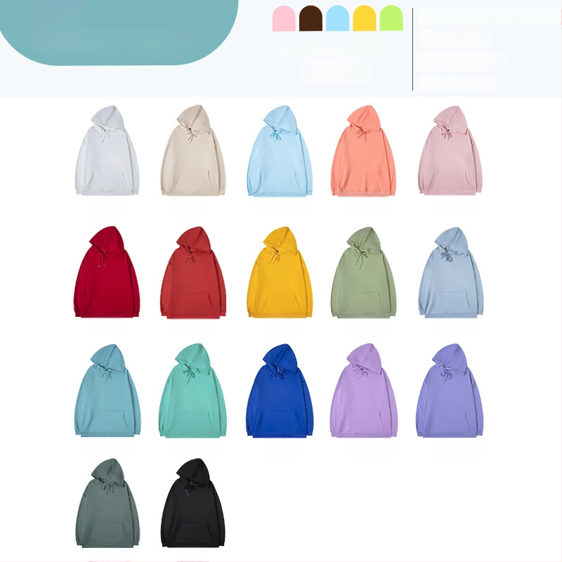 Medvilninis džemperis su gobtuvu, ilgomis rankovėmis, stora medžiaga, pritaikytas logotipo atspaudas klasės uniformai, rudens-žiema