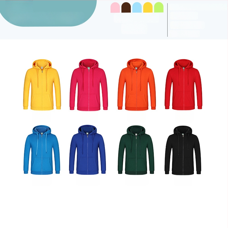 Medvilninis džemperis su gobtuvu, ilgomis rankovėmis, stora medžiaga, pritaikytas logotipo atspaudas klasės uniformai, rudens-žiema