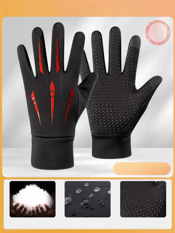 Dviračių pirštinės - unisex, suaugusieji, medžiaga: šilkas su gėlių raštu, raštas 69850, pavasario sezonas