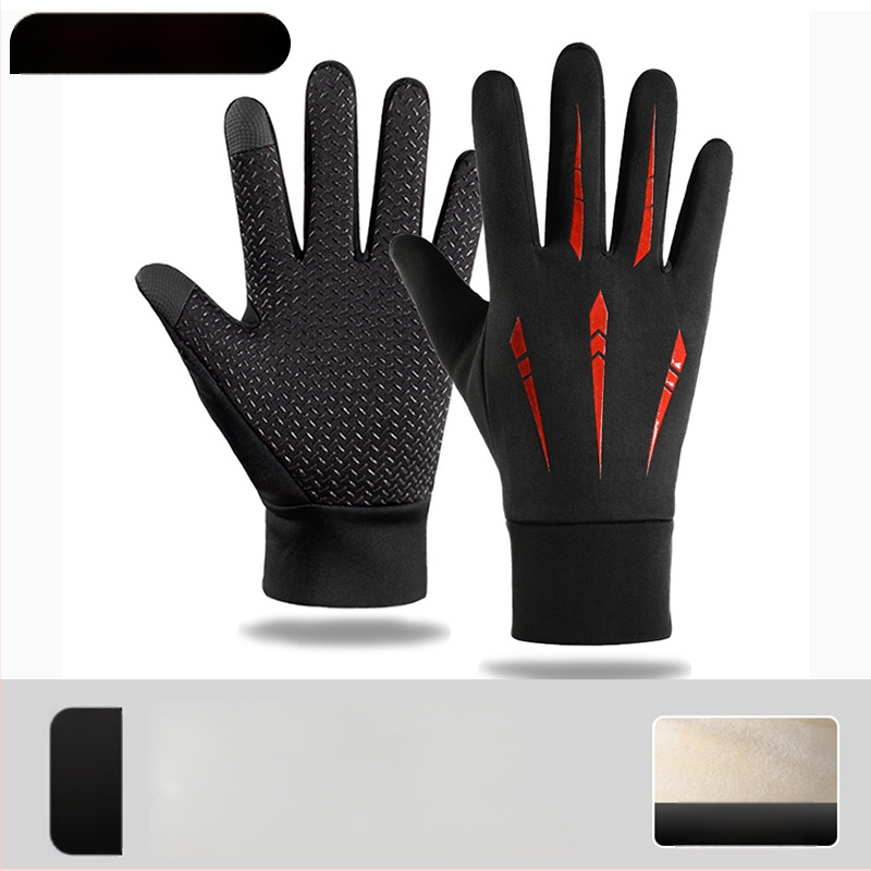 Dviračių pirštinės - unisex, suaugusieji, medžiaga: šilkas su gėlių raštu, raštas 69850, pavasario sezonas