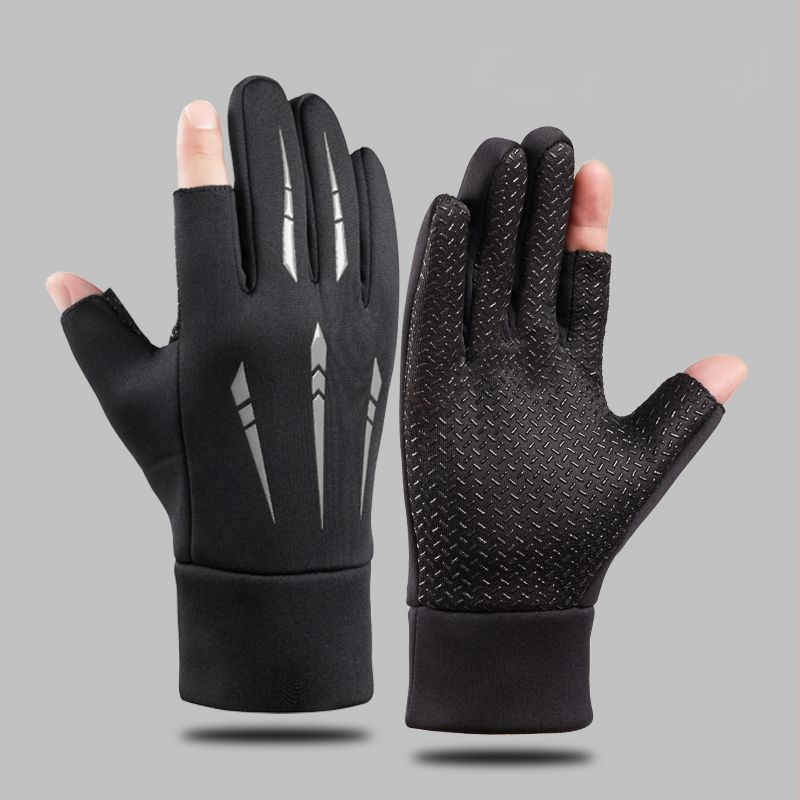 Dviračių pirštinės - unisex, suaugusieji, medžiaga: šilkas su gėlių raštu, raštas 69850, pavasario sezonas