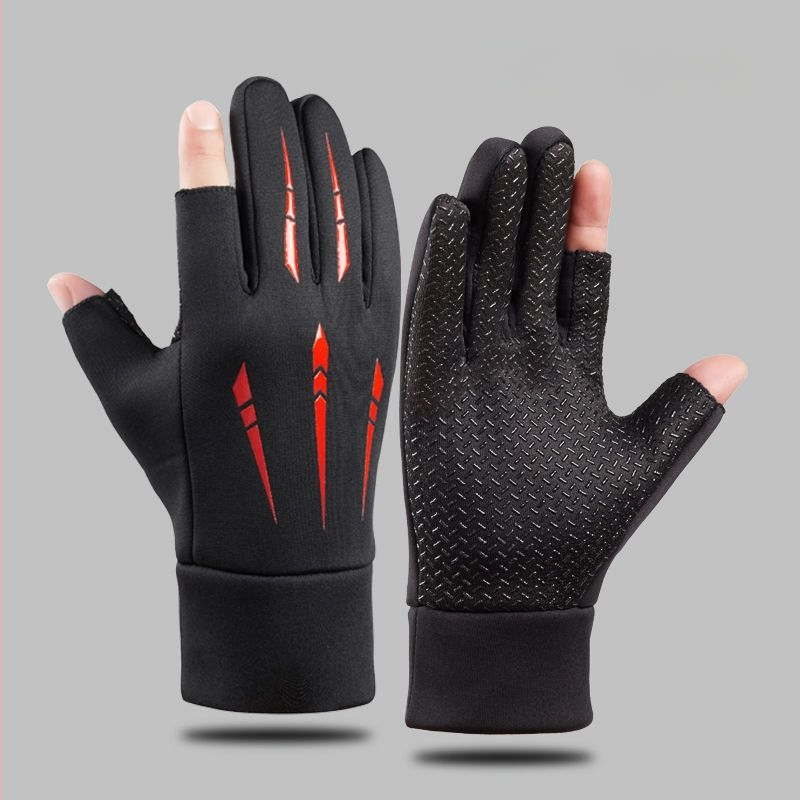 Dviračių pirštinės - unisex, suaugusieji, medžiaga: šilkas su gėlių raštu, raštas 69850, pavasario sezonas